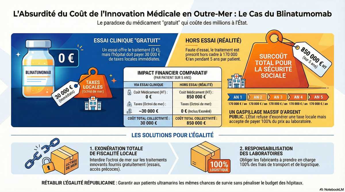 Proposition de loi visant à garantir l’égalité d’accès aux traitements innovants et aux essais cliniques dans les départements d’outre-mer
