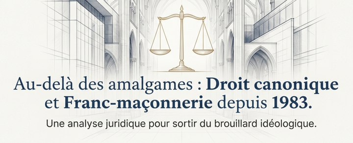 Église et Franc-maçonnerie : la révolution silencieuse du droit canonique