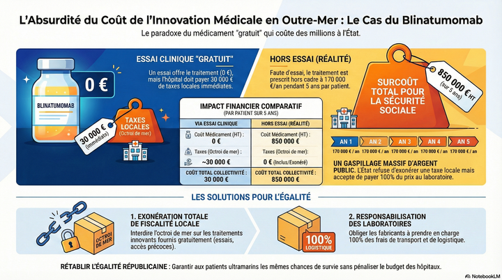 Proposition de loi visant à garantir l’égalité d’accès aux traitements innovants et aux essais cliniques dans les départements d’outre-mer